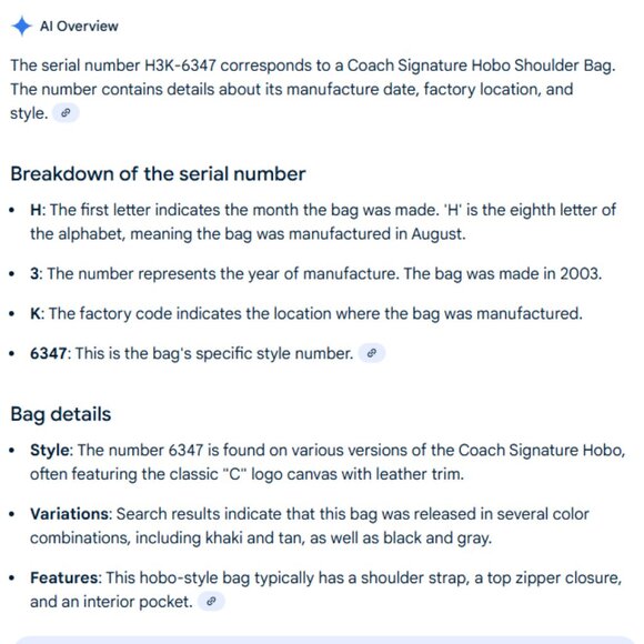 Vintage Coach Brown Signature ‘C’ Shoulder Bag 100% AUTHENTIC - Picture 6 of 6